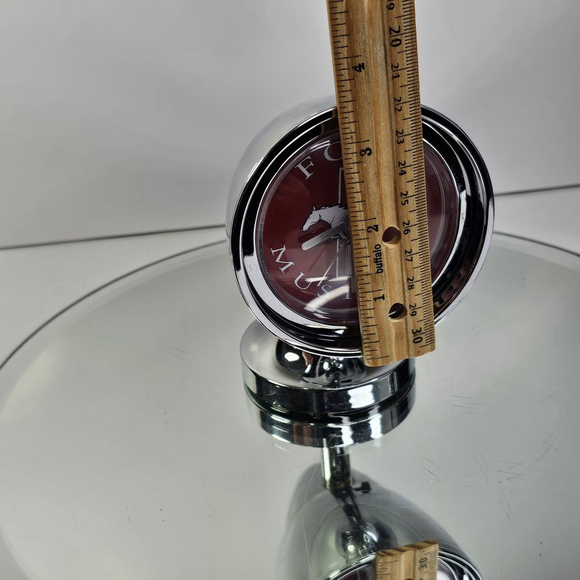 Ford Mustang Headlamp Style Desk Clock Battery Operated Read Description - Picture 11 of 11